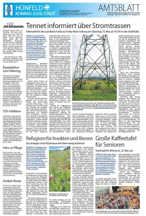 Amtsblatt vom 7. Mai 2022